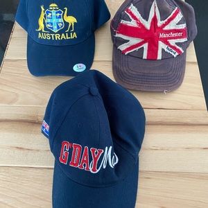 3 Baseball Caps